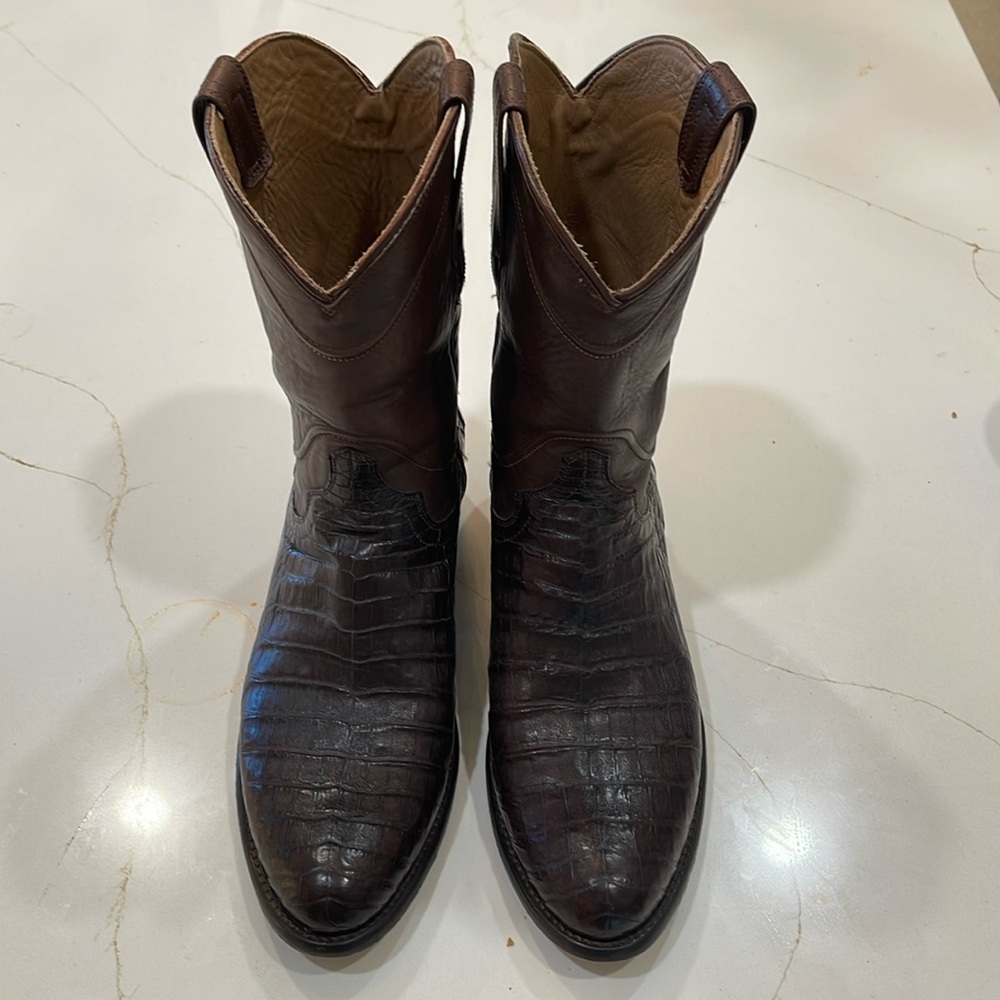 Tecova The Cole Size 10D Chocolate Caiman